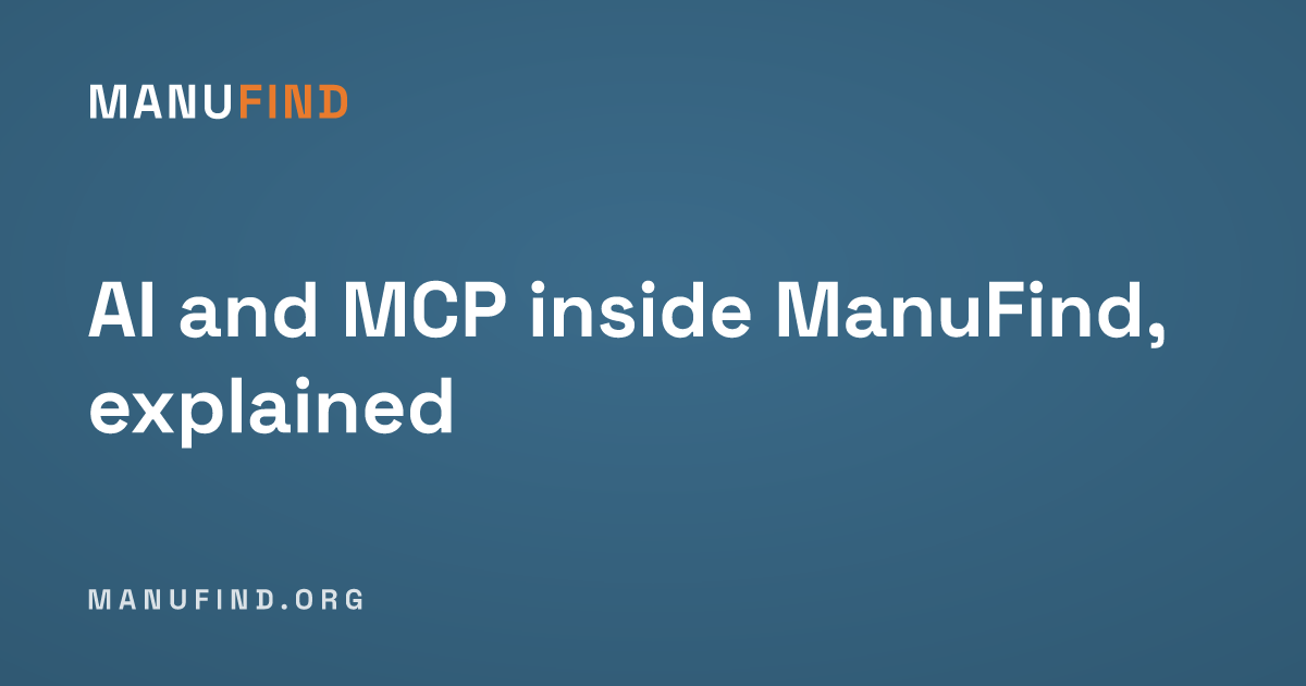 AI and MCP inside ManuFind, explained